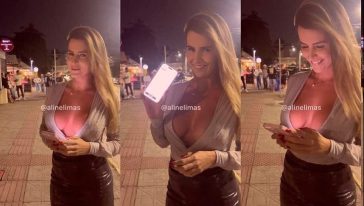 Aline Limas resolveu mamar o motorista do uber