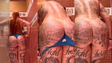 Anny Alves dando gostoso no chuveiro e recebendo gozada na boca