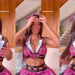 Jaiane Lima enfiando o consolo e tocando o grelo com tesão