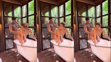 Larissa Sumpani trepando na banheira com o sacana do Vitinho Prado